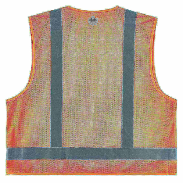 3XL Orange Economy Surveyors Vest Class 2 - Single Size